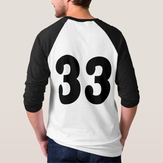 T-shirt Numéro 33 (Dos)