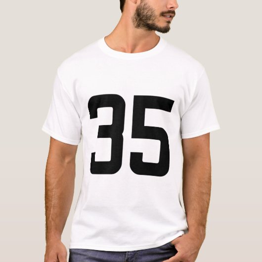T-SHIRT NUMÉRO 35 (Devant)