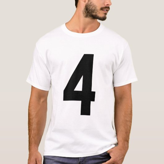 T-SHIRT NUMÉRO 4 (Devant)