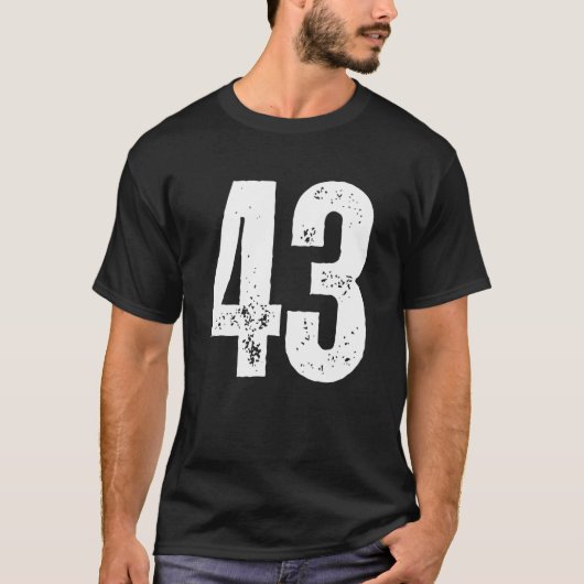 T-shirt Numéro 43 (Devant)