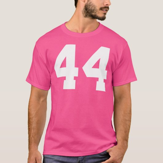 T-shirt Numéro 44 (À l'avant) Équipe sportive Jersey Numér (Devant)