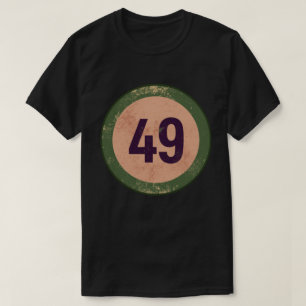 T-shirt Numéro 49 Vintage en détresse