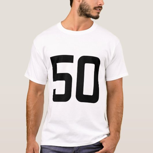 T-SHIRT NUMÉRO 50 (Devant)