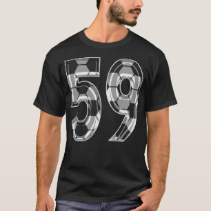 T-shirt Numéro 59 Jersey 59 Maman Joueur ventilateur
