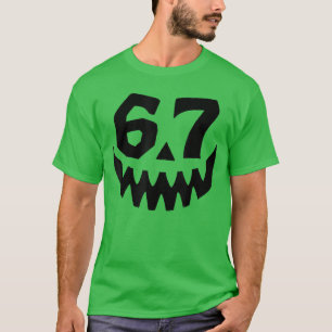 T-shirt Numéro 67 Correspondant Six Sept 6 7 Mème 6 7 Hall