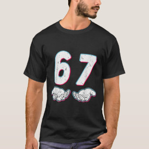 T-shirt Numéro 67 Correspondant Six Sept 6 7 Mème 6-7 Hall