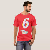T-shirt Numéro 6 67 style Halloween (Devant entier)