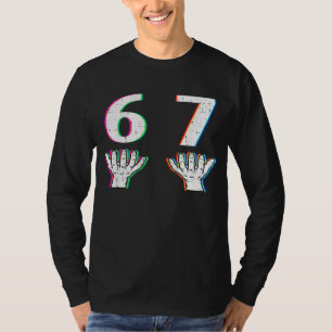 T-shirt Numéro 6 7 • Correspondance 67 Mème Halloween Six 