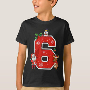 T-shirt Numéro 6 7 Mème 67 Pyjama de couple Noël Assorti