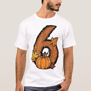 T-shirt Numéro 6 Correspondant 67 Meme 6 7 Thanksgiving Ga