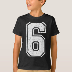 T-shirt Numéro 6 Costume de Meme Correspondant 67 Hommes F