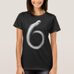 T-shirt Numéro 6 Fantôme Drôle Six Sept 67 Halloween Meme 