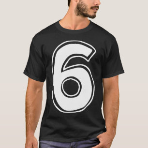T-shirt Numéro 6 Six Sept 6 7 Mème 67 Drôle 6ème Anniversa