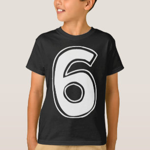T-shirt Numéro 6 Six Sept 6 7 Mème 67 Drôle Anniversaire 6
