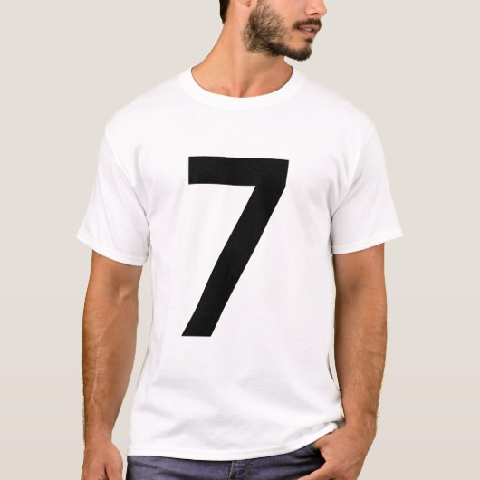 T-SHIRT NUMÉRO 7 (Devant)