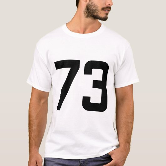 T-SHIRT NUMÉRO 73 (Devant)