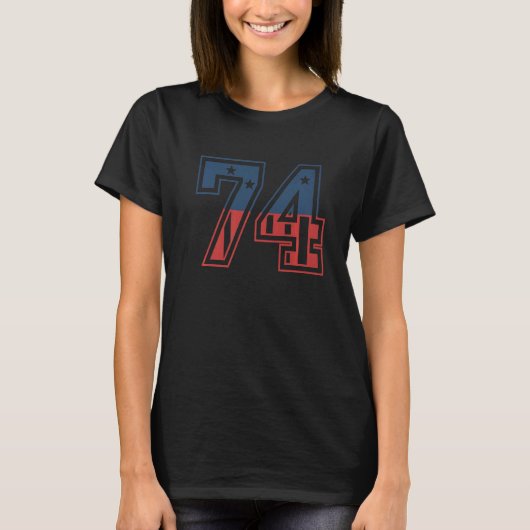 T-shirt Numéro 74 USA (Devant)
