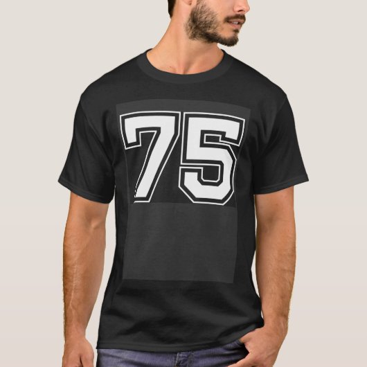 T-shirt Numéro 75 (Devant)