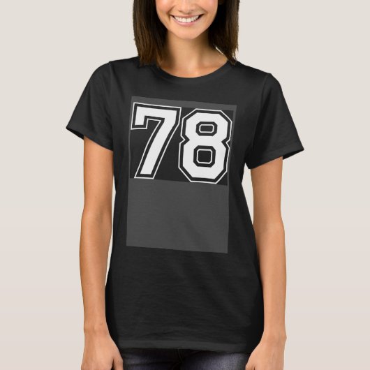 T-shirt Numéro 78 (Devant)