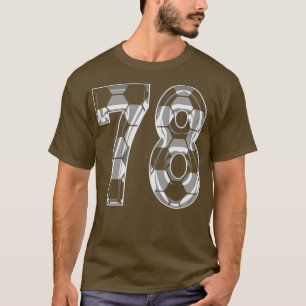 T-shirt Numéro 78 Jersey 78 Maman Joueur ventilateur