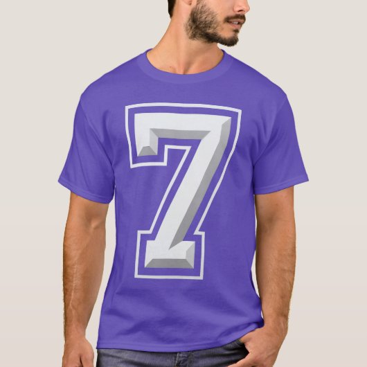 T-shirt Numéro 7 67 Mème Correspondant (Devant)