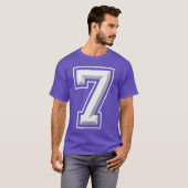 T-shirt Numéro 7 67 Mème Correspondant (Devant entier)