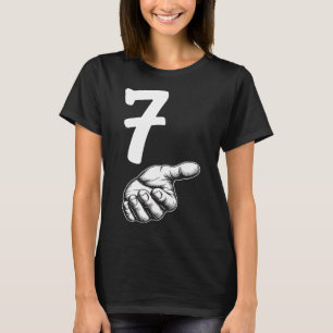 T-shirt Numéro 7 Duo correspondant 67 Mème Argot Gen Alpha