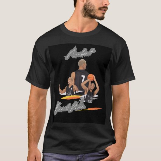 T-shirt Numéro 7 : Né pour gagner - Basketball Champion De (Devant)