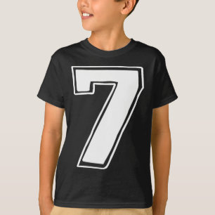 T-shirt Numéro 7 Six Sept 6 7 Mème 67 Drôle 7e Anniversair