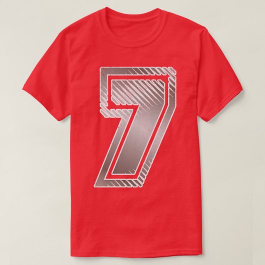 T-shirt Numéro 7 Vintage (Design devant)