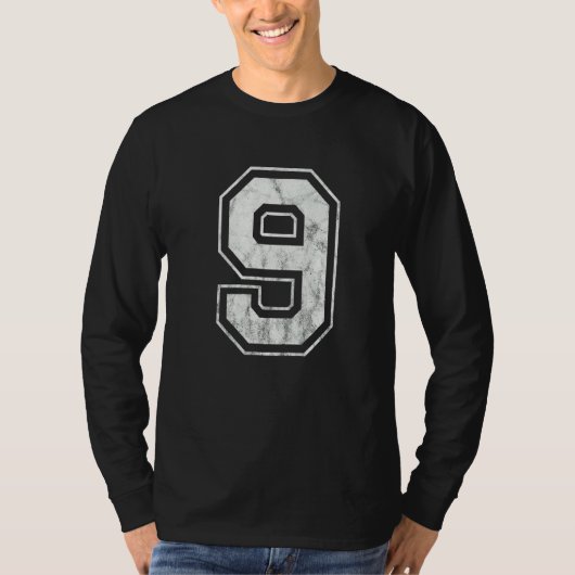 T-shirt Numéro 9 (Devant)