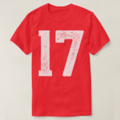 T-shirt Numéro brut 17 1 (Design devant)