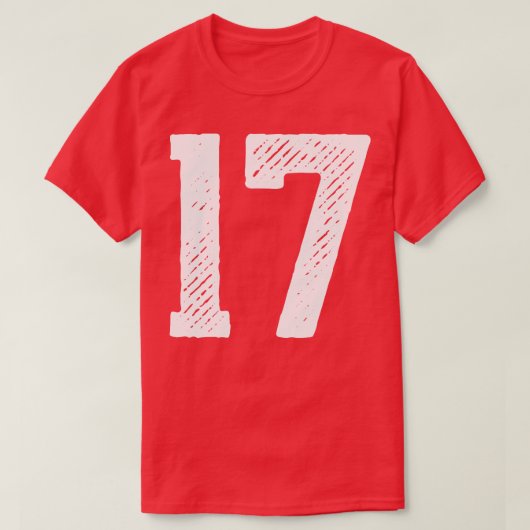 T-shirt Numéro brut 17 1 (Design devant)