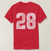 T-shirt Numéro brut 27 (Design devant)