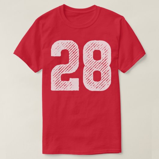 T-shirt Numéro brut 27 (Design devant)