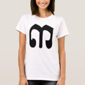 T-shirt Numéro cambodgien 3 / Trois / ៣ (Bei) Script Khmer (Devant)