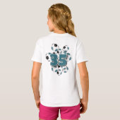 T-shirt numéro de maillot sur le groupe de balles de footb (Dos entier)
