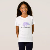 T-Shirt Numéro d'équilibre d'éléphant (Devant entier)
