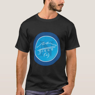 T-shirt Numéro Dix Naples Italien de football équipe Fan T