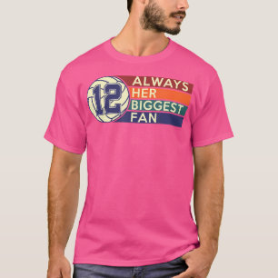T-shirt Numéro Douze 12 Toujours Son Plus Grand Fan De Vol
