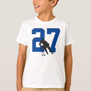 T-shirt Numéro du joueur de hockey pour jeunes