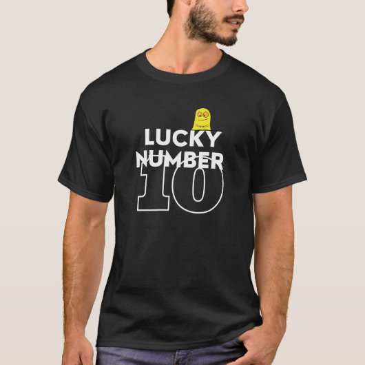 T-shirt Numéro Lucky 10 (Devant)