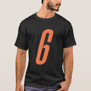 T-shirt Numéro Orange 6 7 Mème drôle d'Halloween Correspon