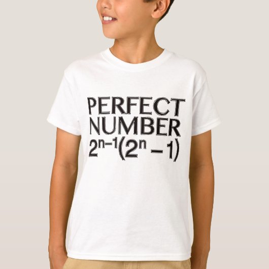 T-SHIRT NUMÉRO_PERFECT (Devant)