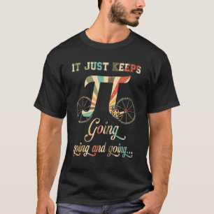 T-shirt Numéro Pi Vélo - Rétro Vintage Symbole Pi D