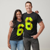 T-shirt Numéro Softball 6 Jersey (Unisexe)