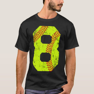 T-shirt Numéro Softball 8 Jersey