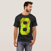 T-shirt Numéro Softball 8 Jersey (Devant entier)