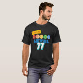 T-shirt Numéro spécial de niveau 77 de programmation Cobol (Devant entier)