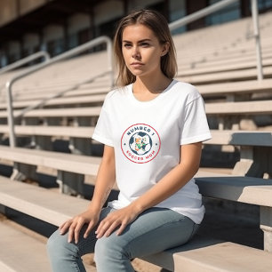 T-shirt Numéro Un Mère De Football
